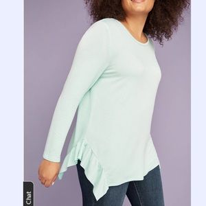 NWT Lane Bryant long sleeve tee